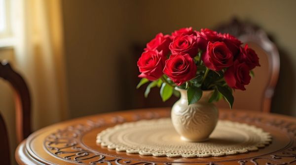 Des roses éternelles, la magie durable des fleurs décoratives