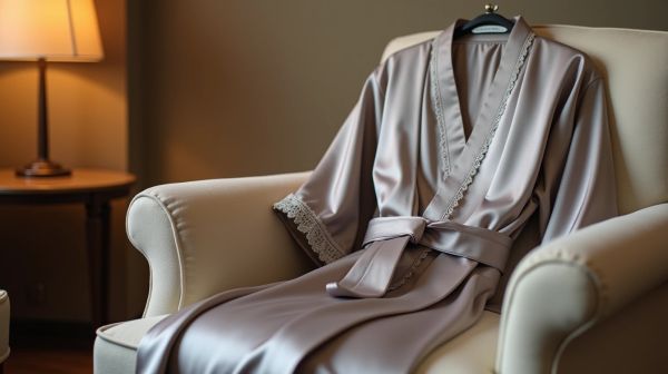 Le confort redéfini avec le peignoir homme satin