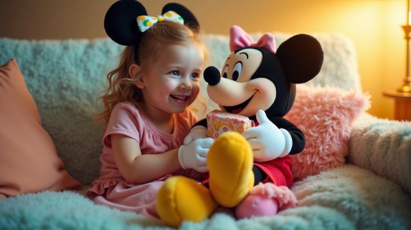 Quel cadeau offrir avec une peluche Disney ?